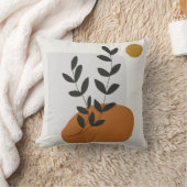 ボホ抽象芸術ミニマリスト秋テーマ枕 クッション (ブランケット)