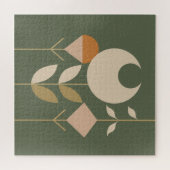 ボホ抽象芸術リリー ジグソーパズル (横)