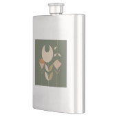 ボホ抽象芸術リリー フラスク (左)