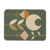 ボホ抽象芸術リリー マグネット (横)