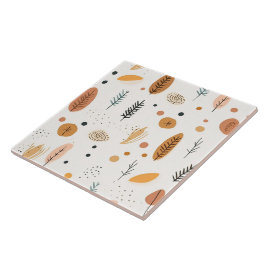 ボホ抽象芸術レトロトレンディーコレクション タイル