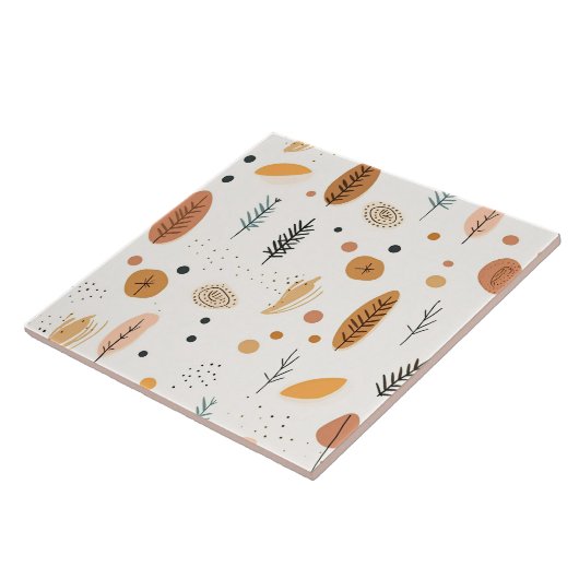 ボホ抽象芸術レトロトレンディーコレクション タイル (側面)