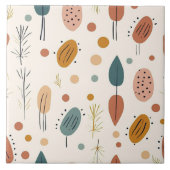 ボホ抽象芸術レトロモダンコレクション タイル (正面)