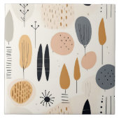 ボホ抽象芸術レトロ人気があるコレクション タイル (正面)