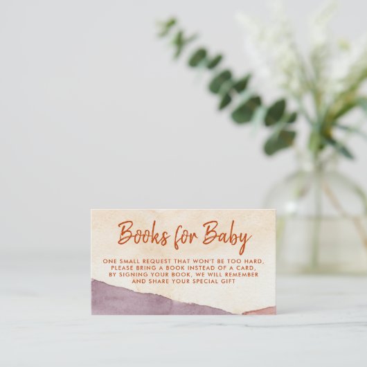 ボホ抽象芸術砂漠とサンシャインブックリクエスト エンクロージャーカード (スタンド正面)