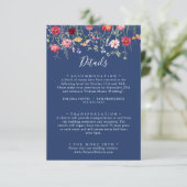 ボホ数々のー色の野結婚花詳細 エンクロージャーカード (スタンド正面)