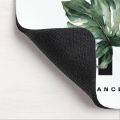 ボホ文字Fモノグラム |熱帯モ葉ノグラム マウスパッド (コーナー)