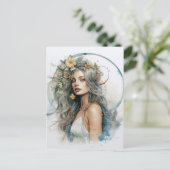 ボホ族の女性 ポストカード (スタンド正面)