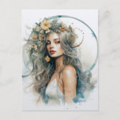 ボホ族の女性 ポストカード (正面)