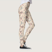 ボホ族の民族カラフルの羽鮮やか毛 レギンス (右)