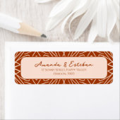 ボホ族モダン模様 ラベル (インサイチュ)