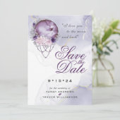 ボホ日付を保存するダスティパープル天曼荼羅 招待状 (スタンド正面)