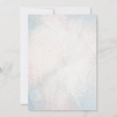 ボホ春ウォーター色フローラ牛スカル結婚ズ セーブザデート (裏面)