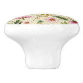 ボホ春フローラ セラミックノブ (側面)