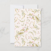 ボホ春ボタニカルビッグワイルドフラワー結婚ズ 出欠カード (裏面)