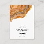 ボホ書道イヤリングネックレスディスプレイ 名刺 (裏面)