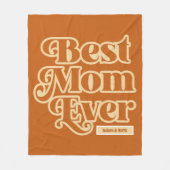 ボホ最高のママママザパーソナライズされたーデー フリースブランケット (正面)