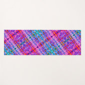 ボホ格子状《写真》ぼけ味模様可逆ヨガマット ヨガマット (正面(横))