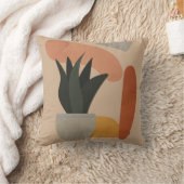 ボホ植物多汁植物 クッション (ブランケット)