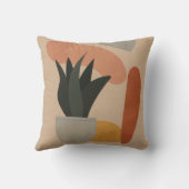 ボホ植物多汁植物 クッション (裏面)