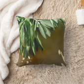 ボホ植物性葉草 クッション (ブランケット)