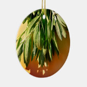 ボホ植物性葉草 セラミックオーナメント (右)