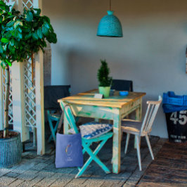 ボホ水彩植物文字C クロスボディバッグ