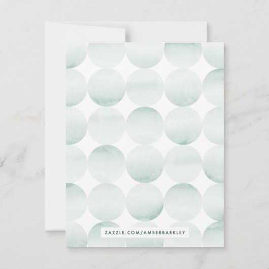 ボホ水彩絞り染カスタムめ文房具 – 緑 (裏面)