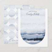 ボホ水彩絞り染カスタムめ文房具 – 青 (正面/裏面)