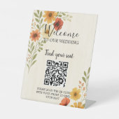 ボホ水彩花ボタニカル結婚ズ 台座サイン (正面)