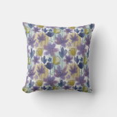 ボホ水彩花模様 クッション (正面)