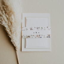 ボホ水彩野花結婚の花