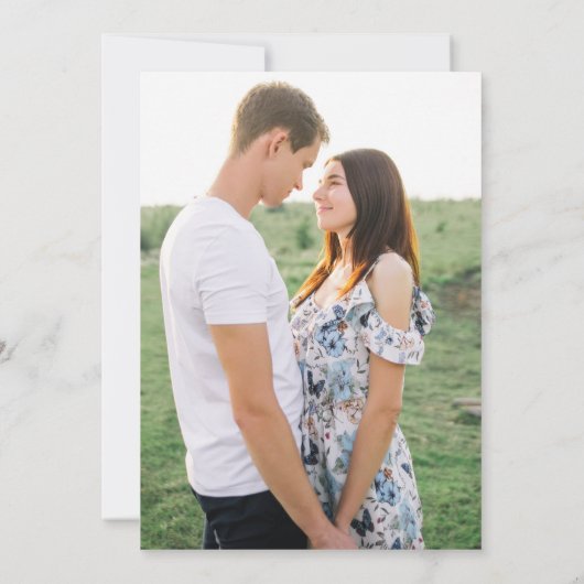 ボホ水彩鉢植えサボテンと多肉植物の写真 セーブザデート (裏面)