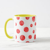ボホ水玉模様カラフルに贈り物 マグカップ (左)