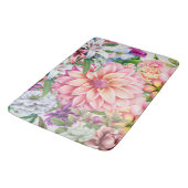 ボホ混合フローラユリの花のパターン夏 バスマット (アングル)