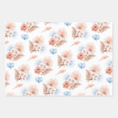 ボホ熱帯フローラ包装紙シート ラッピングペーパーシート (正面3)