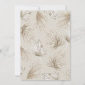 ボホ熱帯動物園結婚の行先 招待状 (裏面)