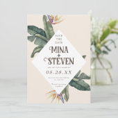 ボホ熱帯幾何学バ離れナナ結婚ナ セーブザデート (スタンド正面)