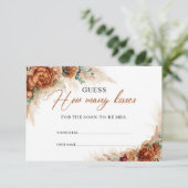 ボホ熱帯性テラコッタパンパスハズキス エンクロージャーカード (スタンド正面)