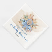 ボホ熱帯性パンパステディベアフローラベビーシャワー (コーナー)