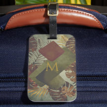 ボホ熱帯性モンスラのヤシの葉70年代の夏