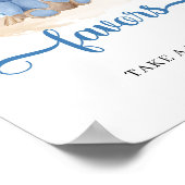 ボホ熱帯性少年テディベア・パンパスグラスの好意 ポスター (角)