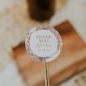 ボホ熱帯植物学 |ありがとうございます結婚式の引き出物 ラウンドシール