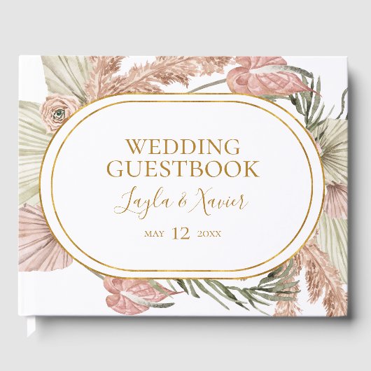 ボホ熱帯植物学 |の結婚ゲストブック ゲストブック (正面)