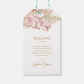 ボホ熱帯植物学 |結婚へようこそ ギフトタグ (正面)