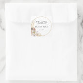 ボホ熱帯植物学 |結婚へようこそ スクエアシール (バッグ)