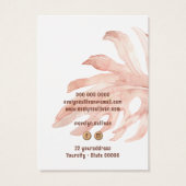 ボホ熱帯耳飾りカード (裏面)