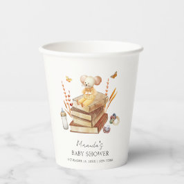 ボホ男女兼用ブックマウス赤ちゃんシャワー 紙コップ