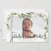 ボホ男女兼用モダンゴールデンEucalyptus写真 案内状 (正面)