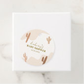 ボホ男女兼用モダンサボテン赤ちゃんシャワー フェイバータグ (インサイチュ)